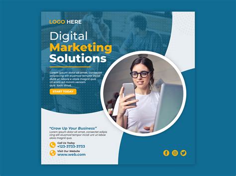 Digital marketing Banner by Imam Hossain on Dribbble