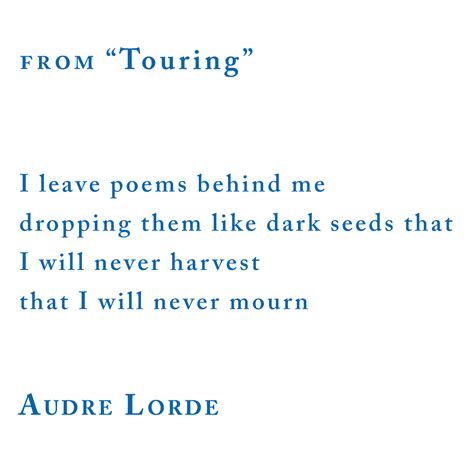 Poetry Path: Audre Lorde - Poets House