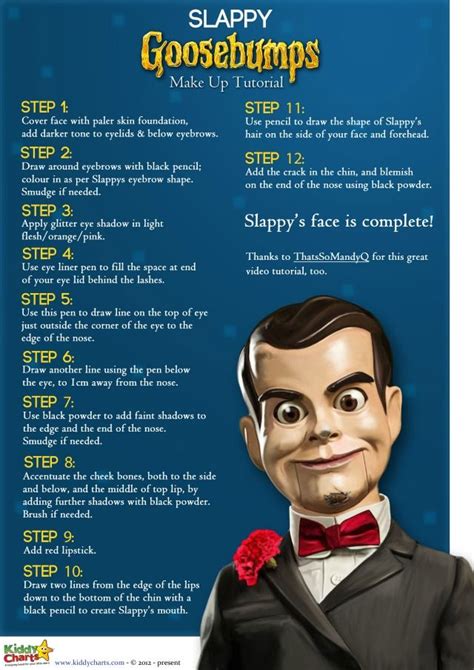 Do you love the Goosebumps books? Here is a tutorial for Goosebumps Slappy from the books and ...