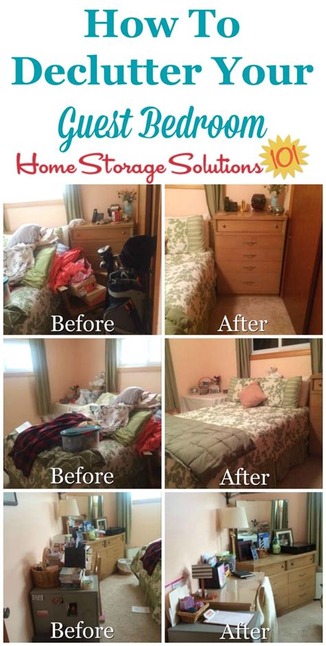 Guest Bedroom Declutter Mission: How To Clear The Clutter