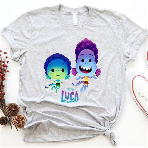 Luca Shirt Disney Pixar Shirt Disney Pixar Luca Alberto | Etsy