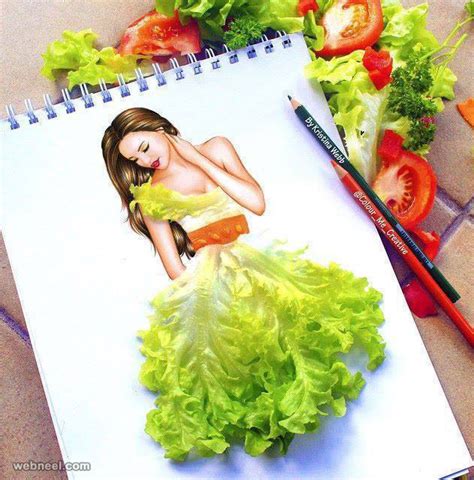 25 Beautiful Color Pencil Drawings and Creative Art works by Kristina Webb