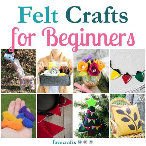 50+ Felt Crafts for Beginners | FaveCrafts.com