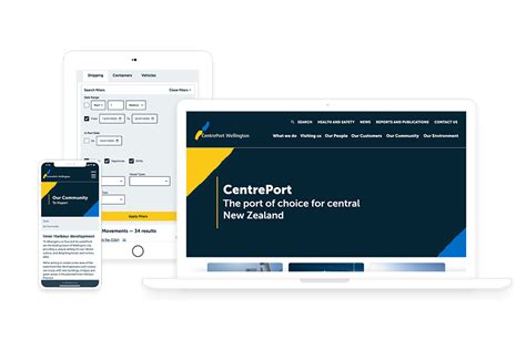 CentrePort Wellington Website