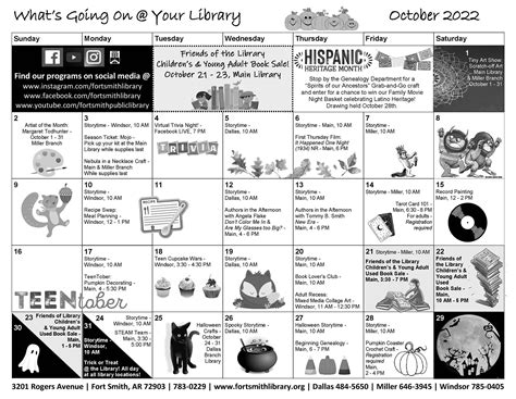 Fort Smith Library Announces October Events Guide | Do South Magazine