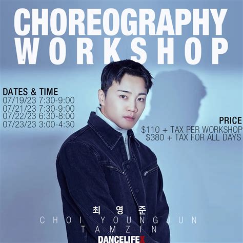 Choi YoungJun (Tamzin) Choregprahy Workshop - DanceLifeX Centre | The Best Dance Classes in Toronto