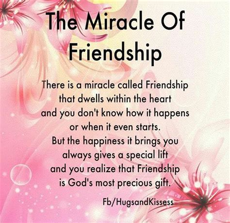 The Miracle of Friendship | Special friend quotes, Friends quotes, Special friendship quotes