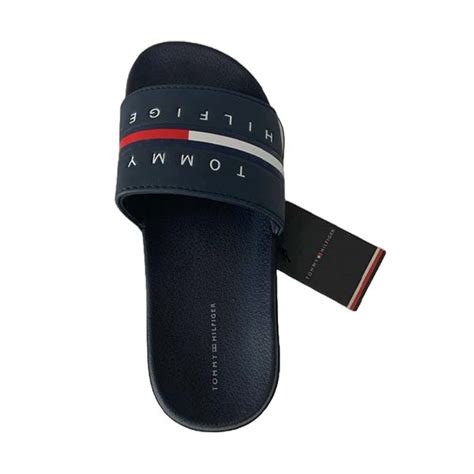 Tommy Hilfiger Slides Navy - Skit Store