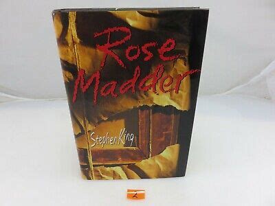 ROSE MADDER By Stephen King Hardcover Book First Edition 1995 9780670858699 | eBay