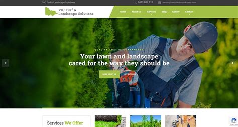 25 Landscaper Website Design Examples for Inspiration