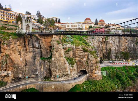 Argelia, Constantine City, Constantine Bridge, Sidi M'Cid Stock Photo - Alamy