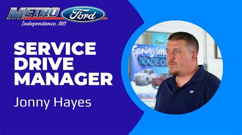 Metro Ford Service Drive Manager - YouTube