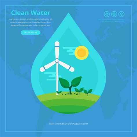 Clean Water Advocacy Illustration Infographic 206126 Vector Art at Vecteezy