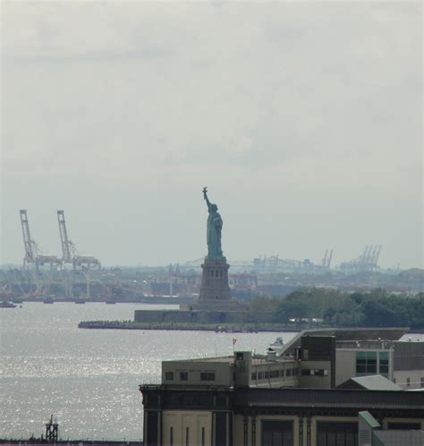 The Statue of Liberty - From the Brooklyn Bridge (photo by Peggy Mooney ...