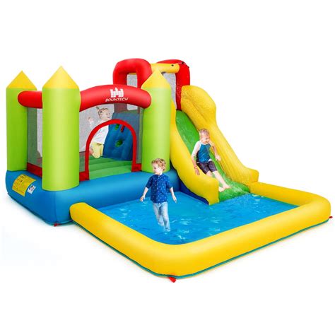 Toys & Games Inflatable Bouncers & Bouncy Castles Outdoor Play Rainbow ...