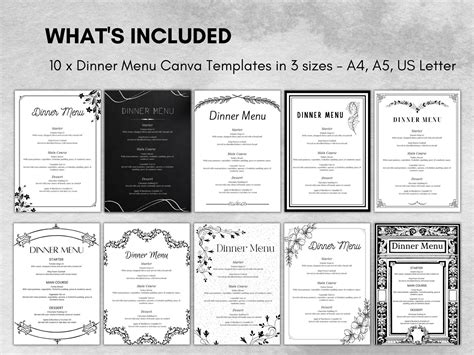 Editable Sunflower Dinner Menu Template Navy And Gold - vrogue.co