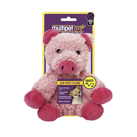 Multipet Look Who's Talking Plush Pig Dog Toy - Walmart.com - Walmart.com