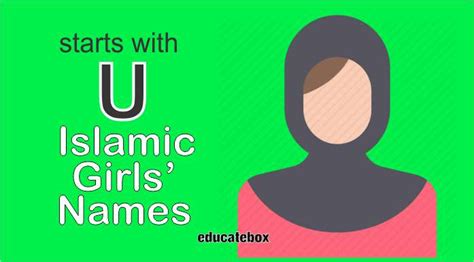 Islamic Girl Names With U | Muslim Girl Names Starting With U ...