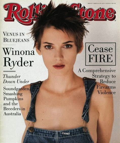 Winona Ryder (1994) | Winona ryder, Rolling stones magazine, Rolling ...