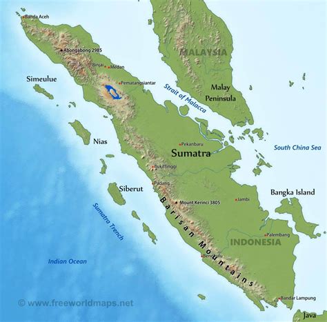 Sumatra map