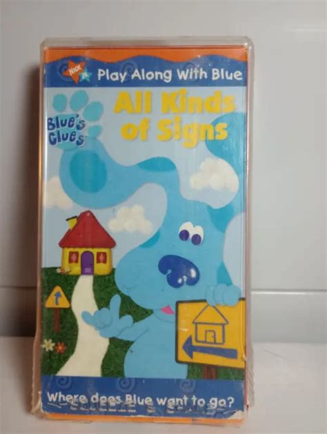 BLUES CLUES - All Kinds of Signs (VHS, 2001) EUR 14,20 - PicClick FR