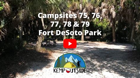 Fort De Soto Park Campsites 75, 76, 77, 78 & 79 | Kemp Outside