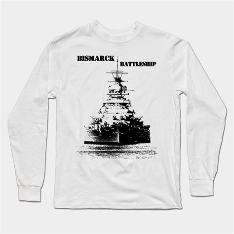 Bismarck Battleship by hottehue | Long sleeve tshirt men, Bismarck battleship, T shirt