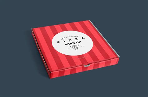 Free Delicious Pizza Box Mockup — Free Mockup World