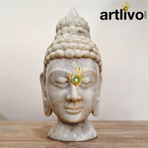 Buy Marble budha head RST6431, Artlivo : Furniture & decor