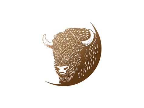 Bison Logo by Jelena Dusan on Dribbble