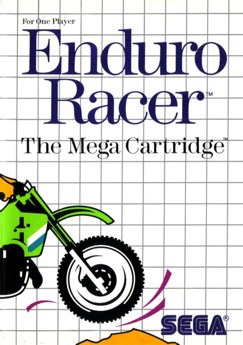 Enduro Racer (1987) SEGA Master System box cover art - MobyGames | Sega master system, Sega ...