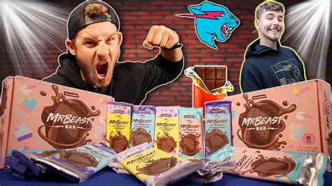 THE 10,000+ CALORIE MR BEAST CHOCOLATE BAR CHALLENGE! - YouTube