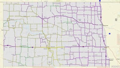 North Dakota Road Conditions Map Dot