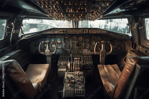 Front of airplane s interior , .highly detailed, cinematic shot photo ...