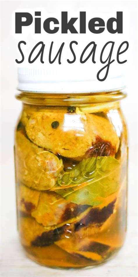 Easy Pickled Sausage | Rezept