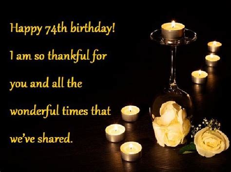 Happy 74th Birthday Wishes - WishesGreeting