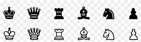 Onlinelabels Clip Art - Chess Pieces Symbols - Free Transparent PNG ...