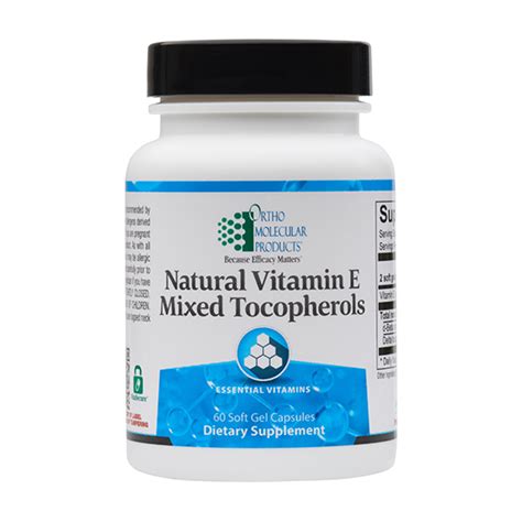 Natural Vitamin E Mixed Tocopherols - Genesis Pharmacy Supplements