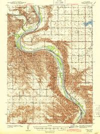 1944 Map of Iona, Lyman County, SD — High-Res | Pastmaps