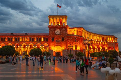 Republic Square at Night, Yerevan, Armenia | CamelKW | Flickr