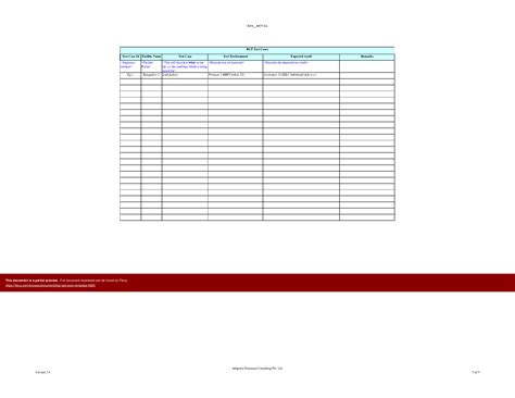 Excel Template: BCP Test Plan Template (Excel template XLS) | Flevy