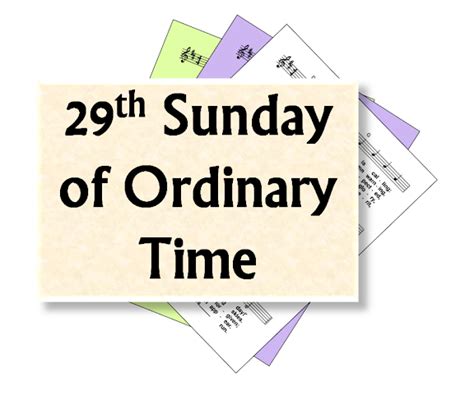 LiturgyTools.net: Hymns for the 29th Sunday of Ordinary Time, Year A (22 October 2017)