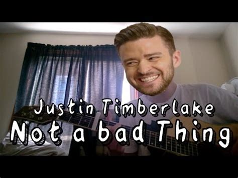 Justin Timberlake - Not A Bad Thing Cover - YouTube