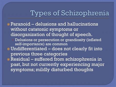 PPT - Schizophrenia PowerPoint Presentation, free download - ID:2018803