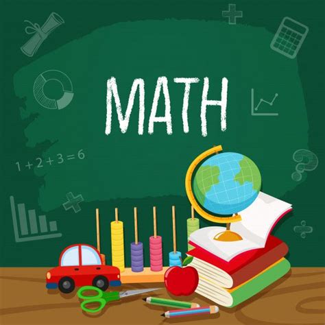 Premium Vector | Math background | Math template, Math design, Math ...