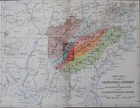 1899 Southern Appalachian Mountains Cumberland Plateau | Etsy ...