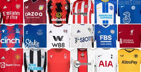 2022-23 Premier League Kit Overview - All Leaked & Released Kits ...