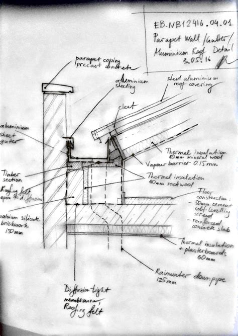 Parapet Wall Drawing