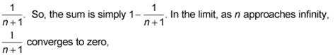 How to Analyze a Telescoping Series - dummies