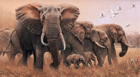 Realistic Elephant Painting at PaintingValley.com | Explore collection of Realistic Elephant ...